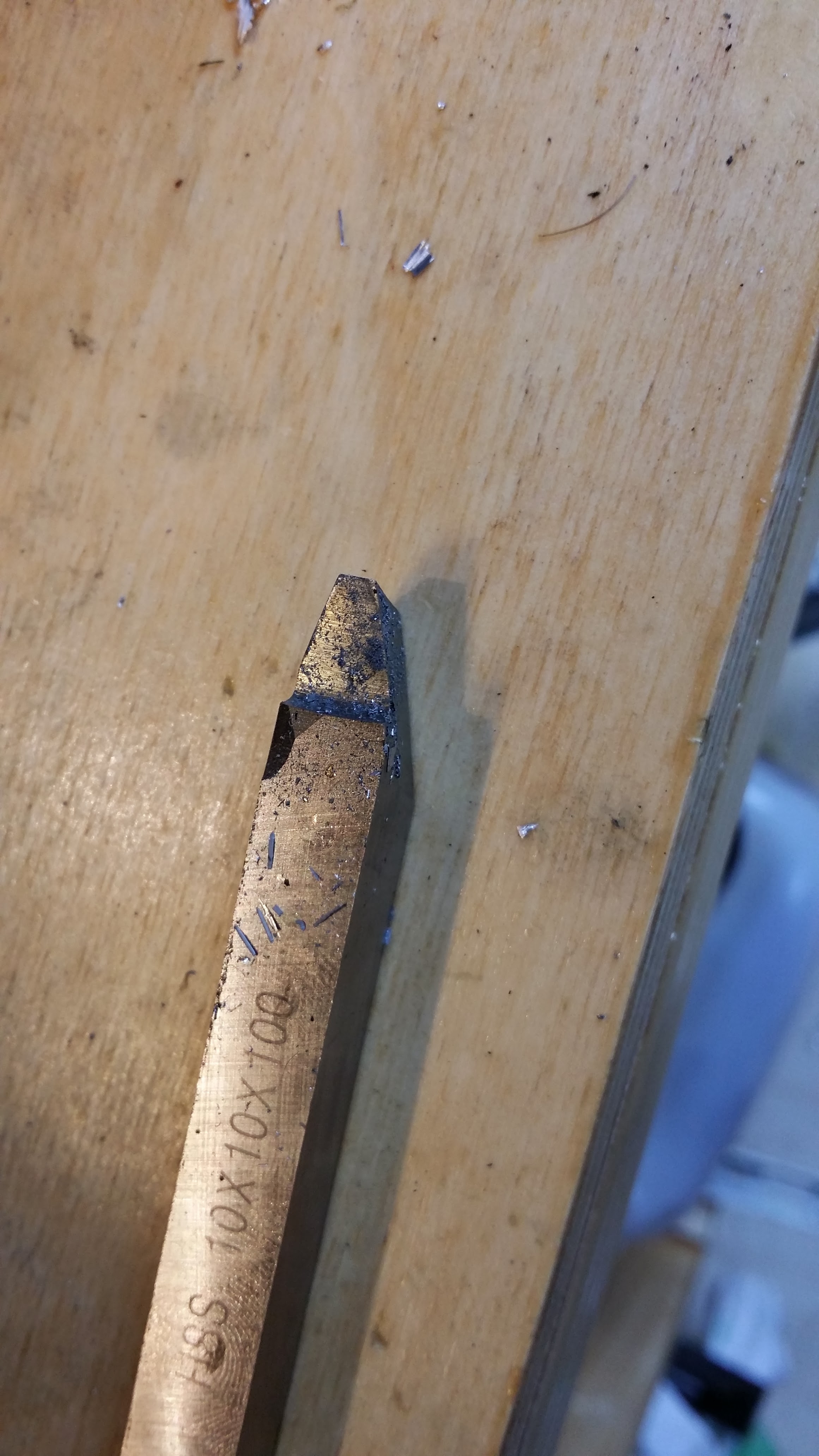 Photo of the cuttter used for the pulley